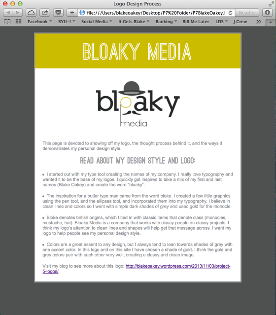 Bloaky Media Web Page